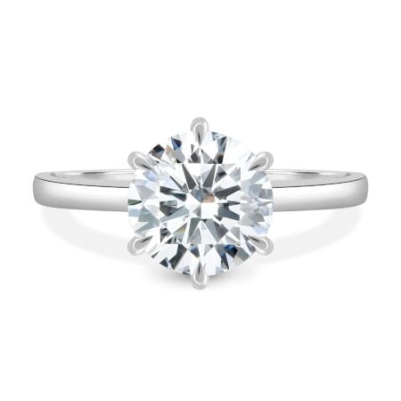 Louise – 6 Claw Round Solitaire